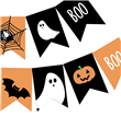 Banderín rectangulos Halloween